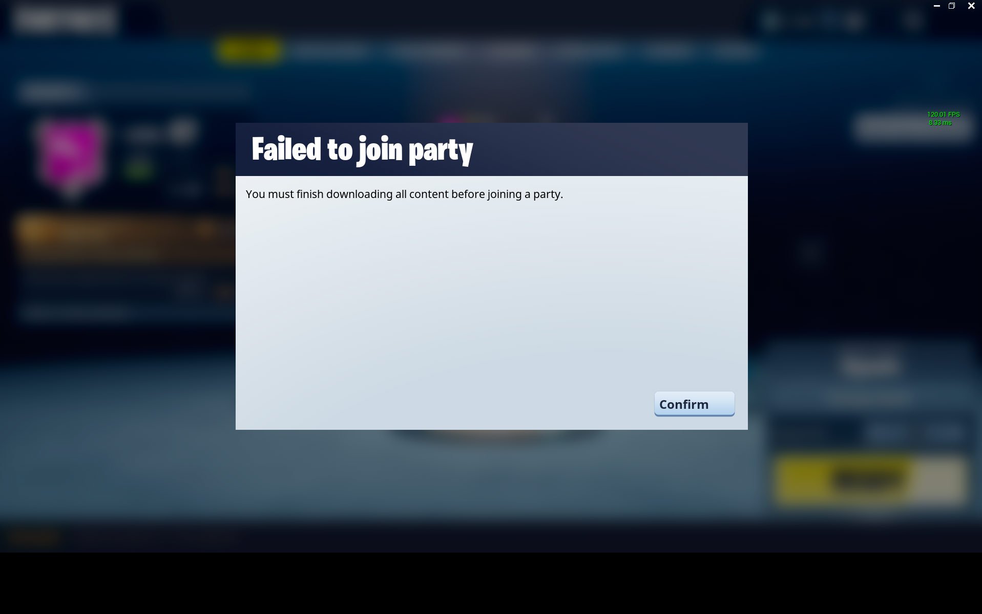 Fix You Must Finish Downloading All Content Before Joining A Party