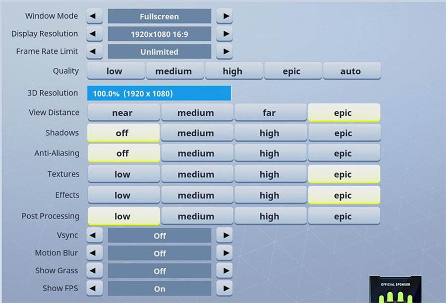 Ninja Fortnite Settings 2019 – Settings, Sensitivity ... - 900 x 612 jpeg 61kB