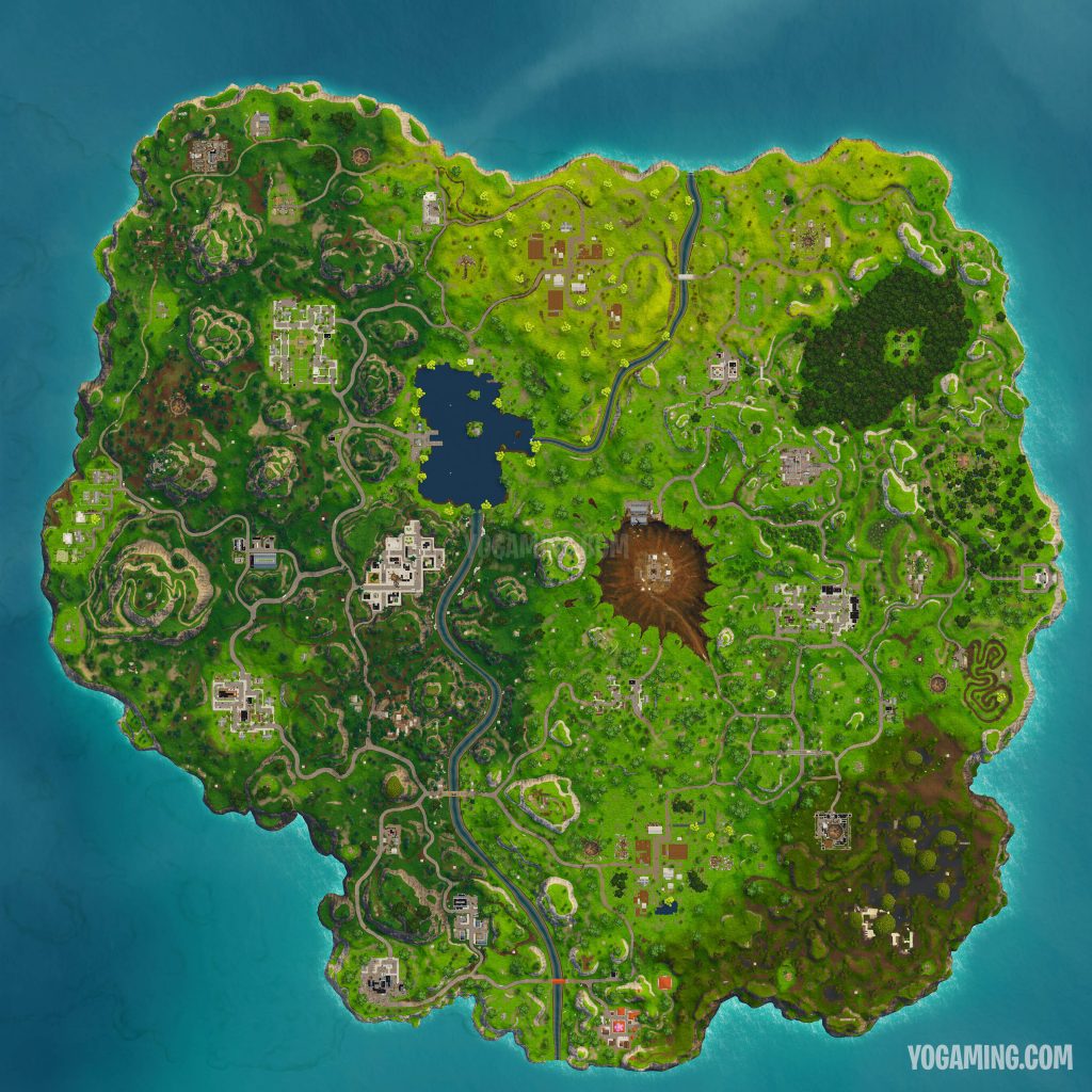 Fortnite Season 4 Map High Resolution