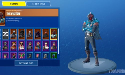 Fortnite Blockbuster Skin The Visitor