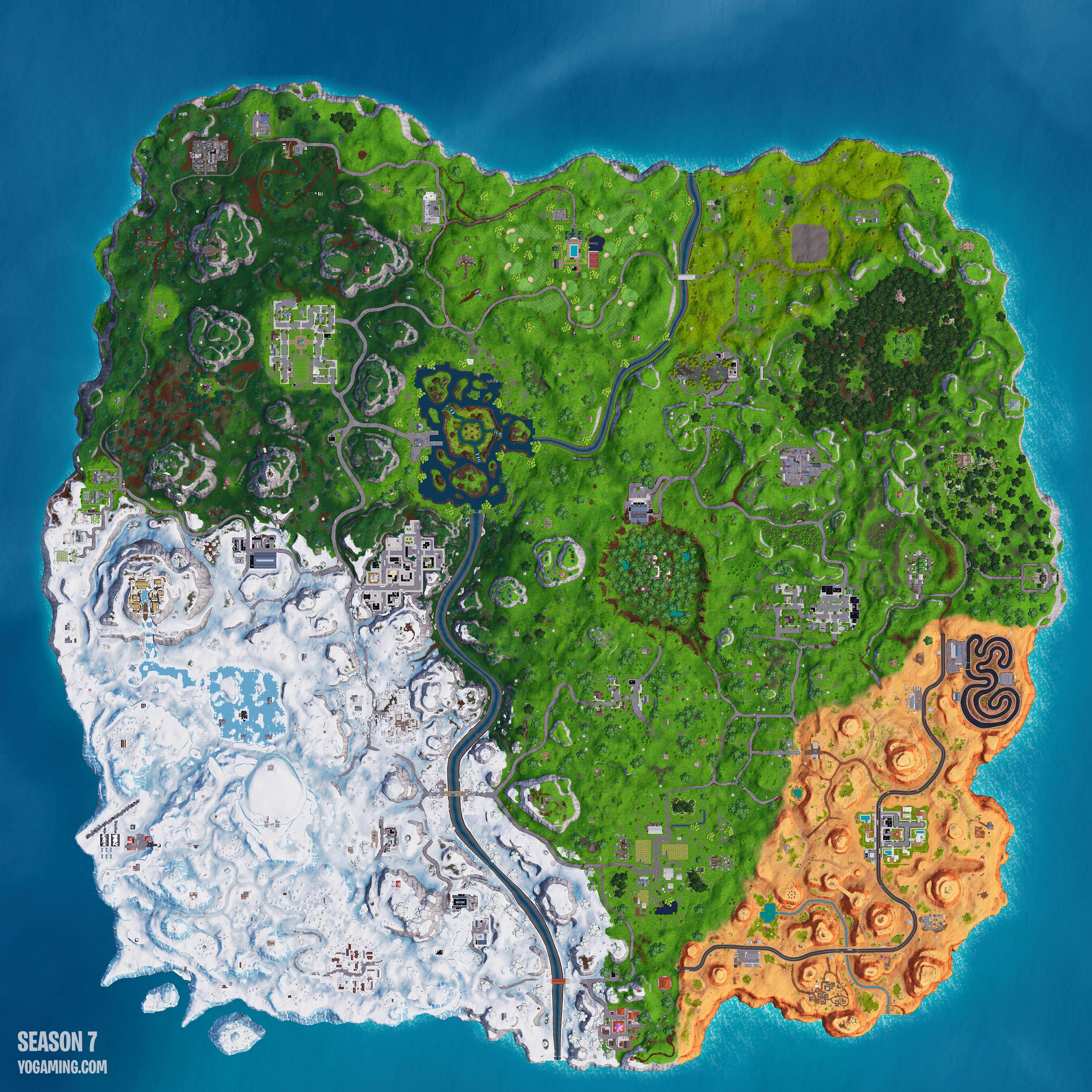 fortnite season 7 map download - fortnite map saison 5