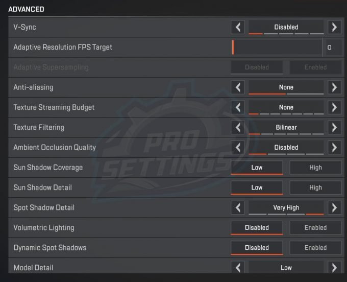 Apex Legends Best Settings